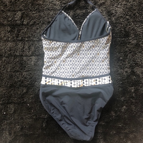 Bleu Rod Beattie NWOT Printed 1 Piece Swimsuit 10 - Picture 5 of 12